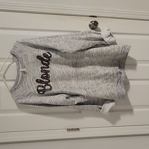 Blonde Oversized Sweatshirt